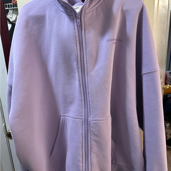 Comfrt Pastel Purple Full Zip Hoodie - Picture 1 of 11